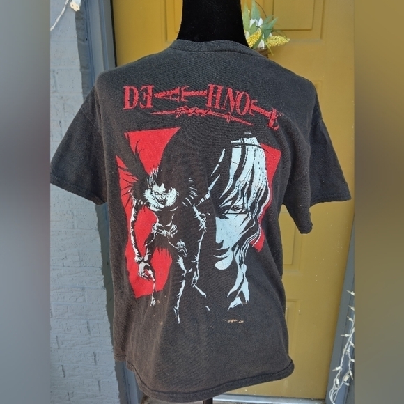 Men's Japanese Anime Manga DEATH NOTE Ryuk & Yagami Shonen Jump Size Medium - Picture 2 of 5